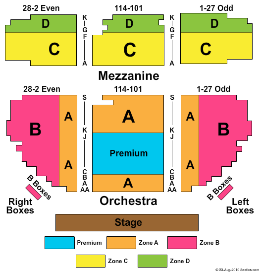 Come From Away Theater Seating Chart