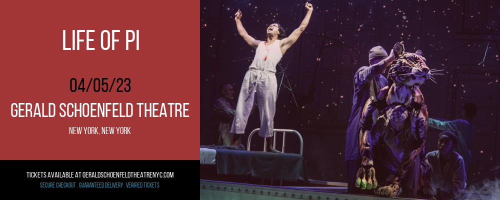 Life of Pi at Gerald Schoenfeld Theatre tickets Life of Pi at Gerald Schoenfeld Theatre